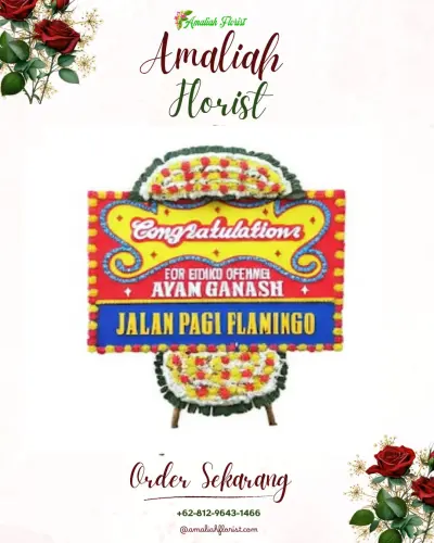 Bunga Papan Congratulation di Buntusu